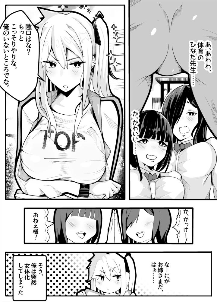 [牙を剥く]【TS】TSぶ！〜体操着編〜【女体化】-3ページ目