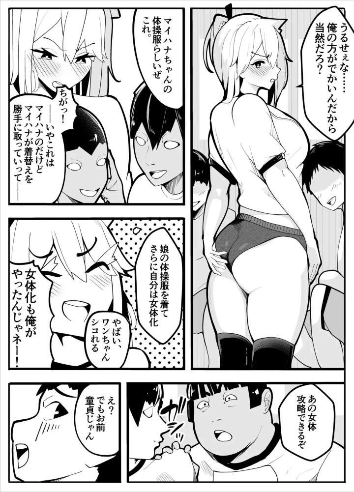 [牙を剥く]【TS】TSぶ！〜体操着編〜【女体化】-14ページ目