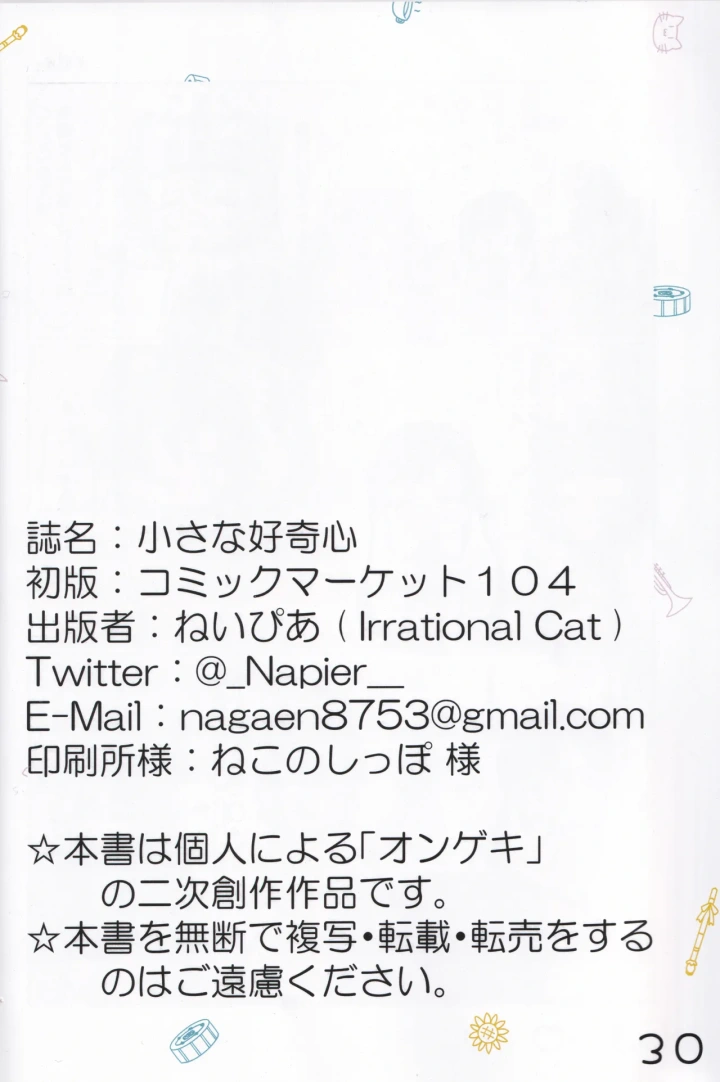 ((C104) Irrational Cat (ねいぴあ) )小さな好奇心-31ページ目