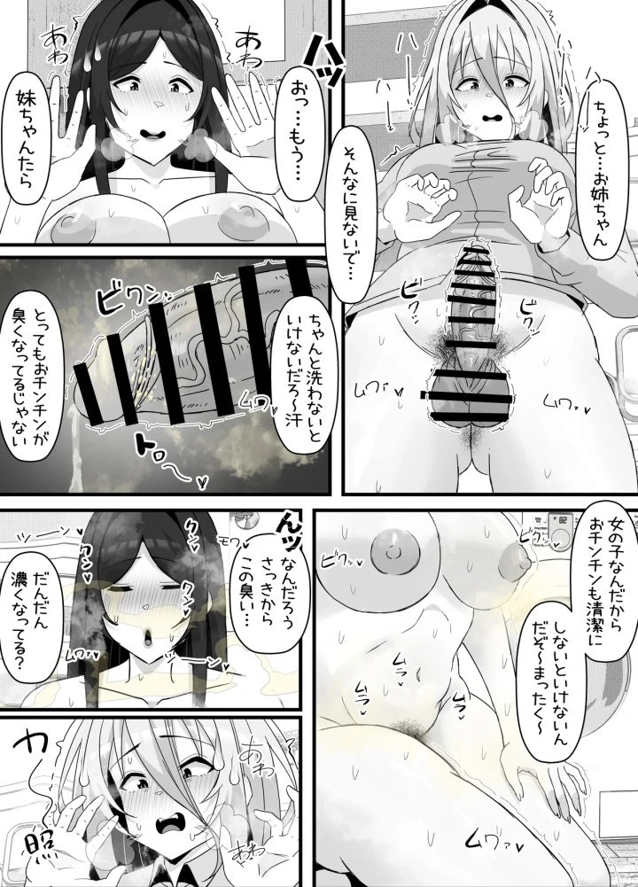 (エ浪漫画家 )引きこもりフタナリ妹が姉の臭いをオカズにオナニーする話-27ページ目